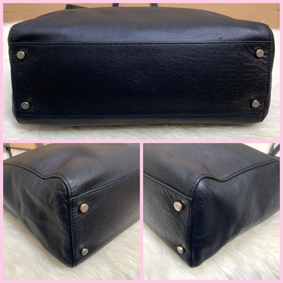 KATE SPADE X-Large Black Leather N/S PRIMROSE HILL "JAMES" Tote - Picture 13 of 15